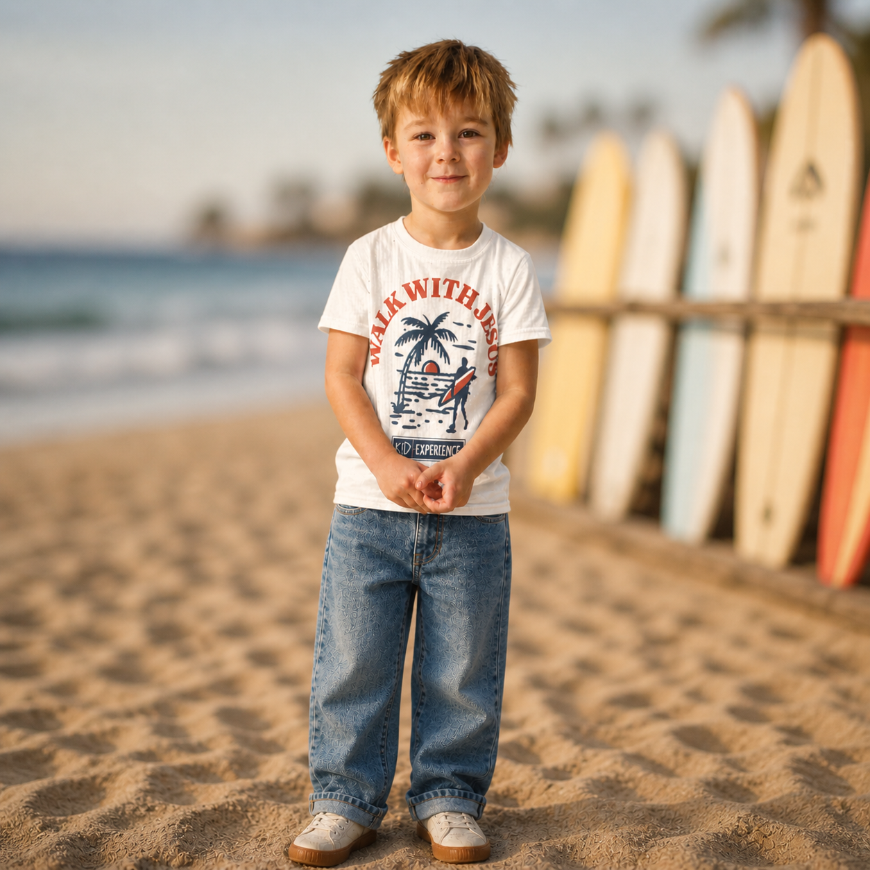 KE WALK WITH JESUS TODDLER TEE
