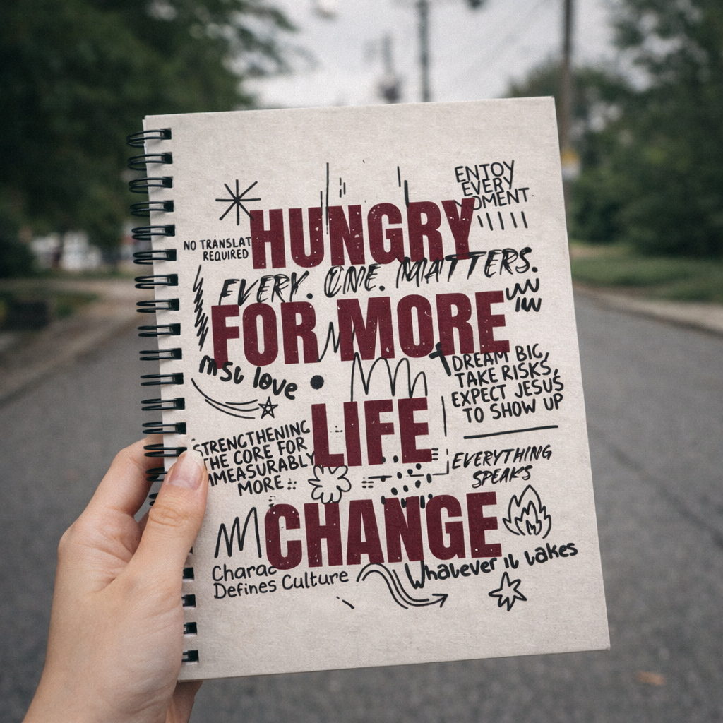 HUNGRY FOR MORE SPIRAL NOTEBOOK