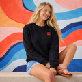 EMBROIDERED CE CREWNECK