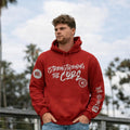 STRENGTHENING THE CORE RED HOODIE