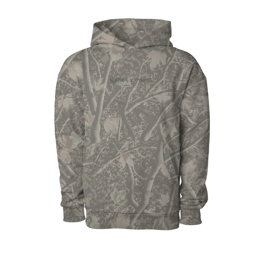 WHATEVER IT TAKES CAMO HOODIE