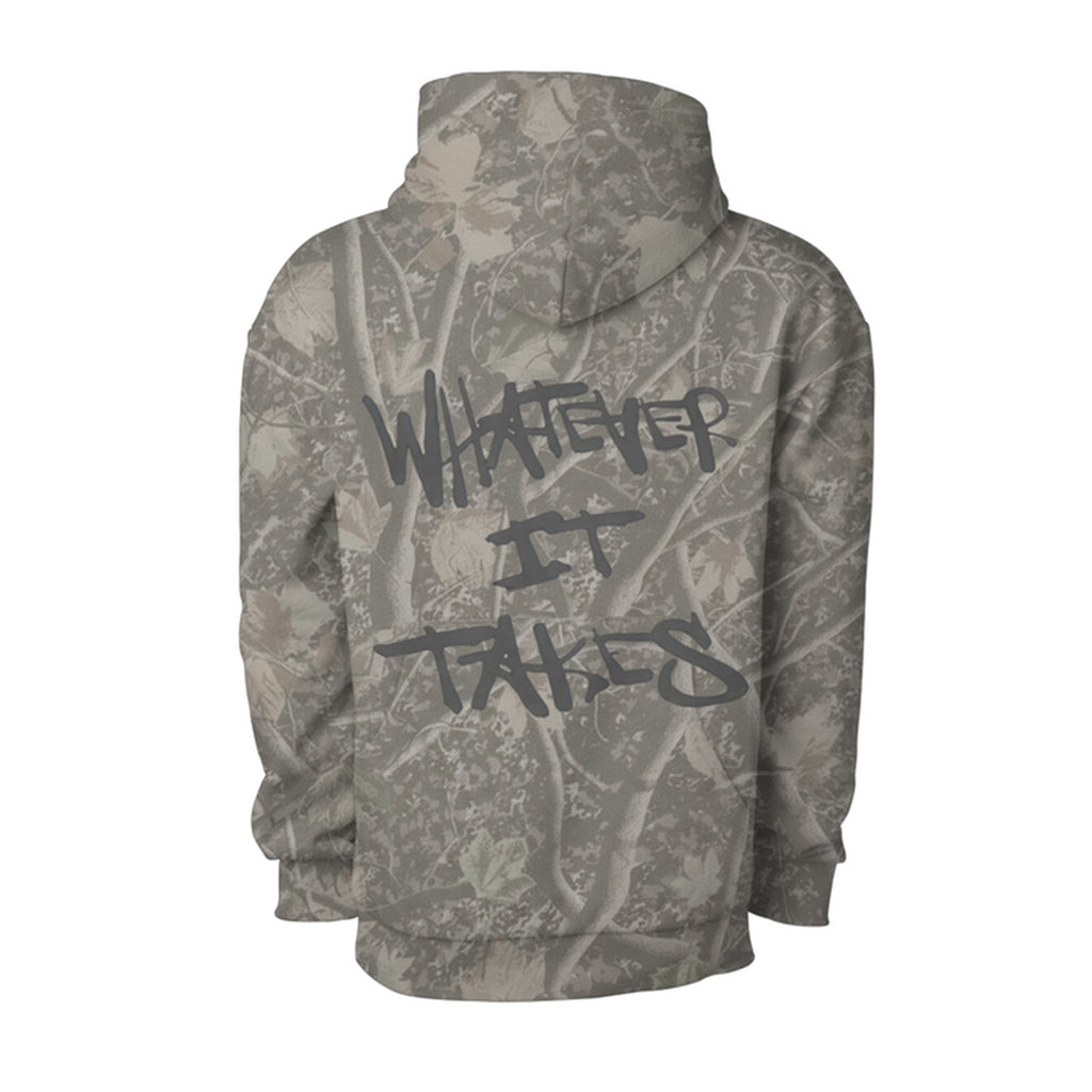 WHATEVER IT TAKES CAMO HOODIE
