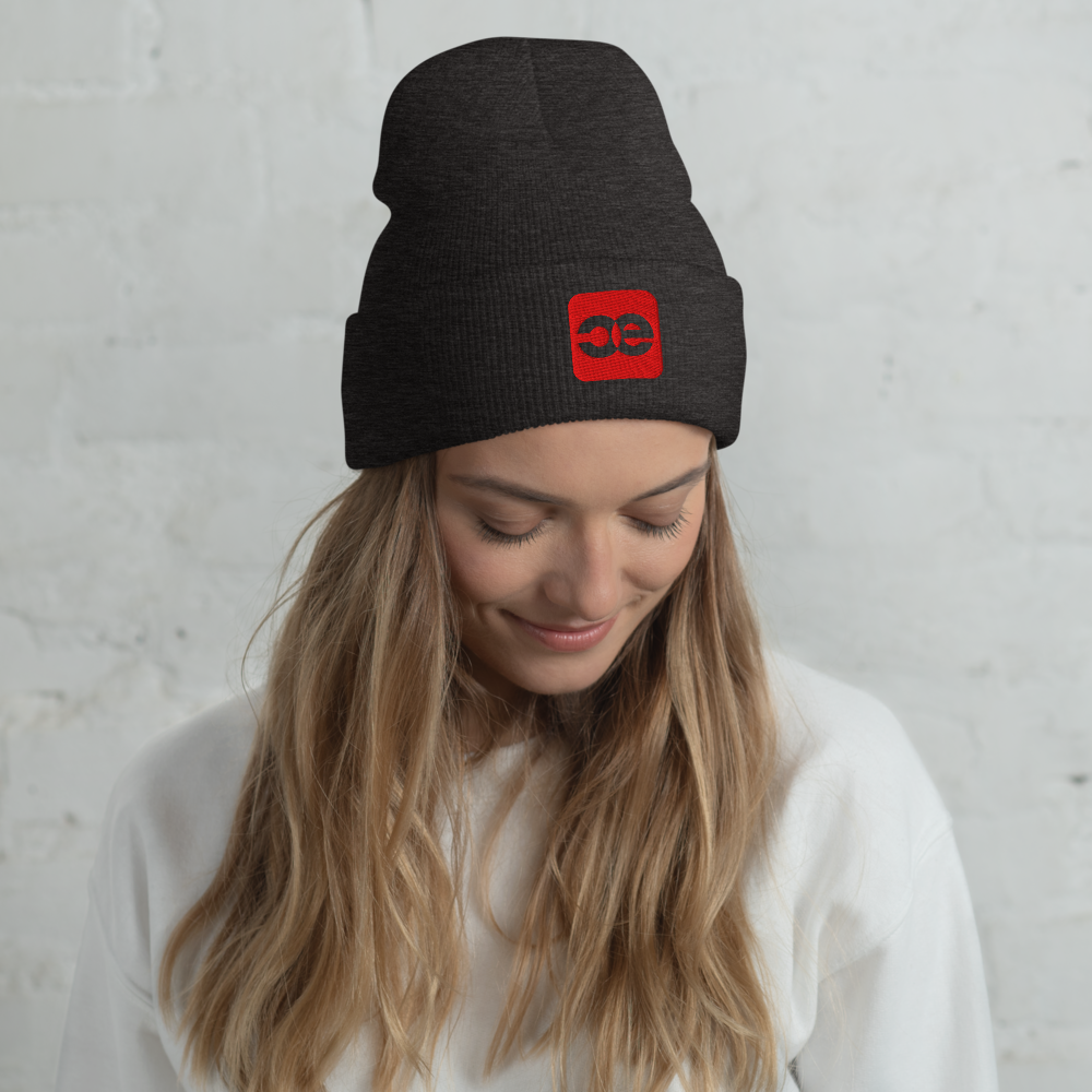 EMBROIDERED CE BEANIE