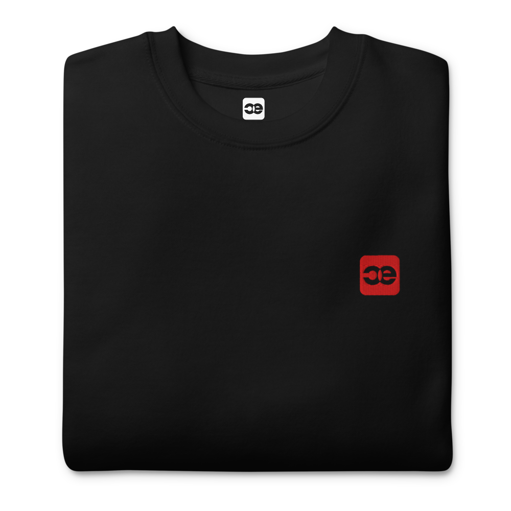 EMBROIDERED CE CREWNECK
