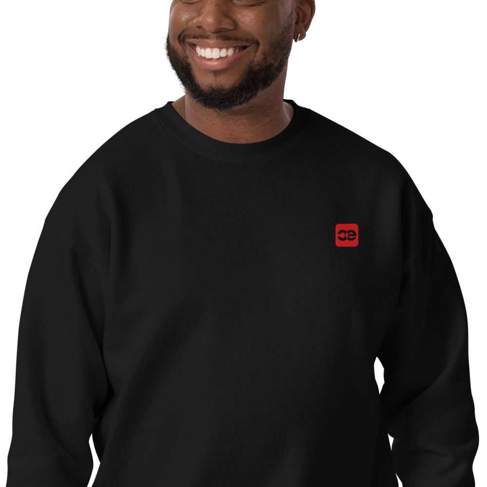 EMBROIDERED CE CREWNECK
